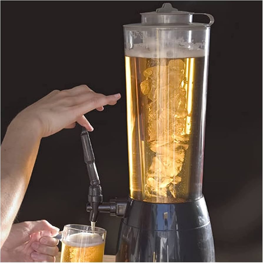 PUMP2POUR ビアサーバー Amazon｜飲料ディスペンサー ピッチャー 氷河とビール塔2.5l